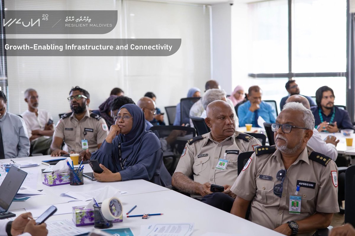 ResilientMDV's tweet photo. ޤައުމީ ތަރައްޤީގެ ޕްލޭން އެކުލަވައިލުމަށް ދާއިރާތަކުގެ ފަންނީ ބޭފުޅުންނާއި ތަޖުރިބާކާރުންނާ އެކު ބާއްވާ "ސެކްޓޯރަލް އެކްސްޕަރޓް ރައުންޑްޓޭބަލްސް". 
ގުދުރަތީ ވަސީލަތްތައް ރައްކާތެރިކޮށް ބެލެހެއްޓުމާއި، އިގްތިޞާދީ ތަރައްޤީއާ ބެހޭ ރައުންޑް ޓޭބަލް.  

#ވިލުންތެރިރާއްޖެ2045 https://t.co/dMgjpPWYr0