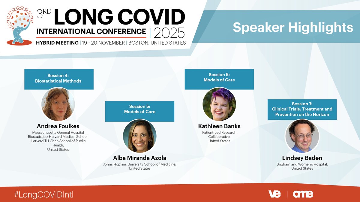 📢 Solo faltan 3 semanas para #LongCOVID Conference 2025!!
📆 19 - 20 de noviembre
📍Boston (USA) u 💻online 

🧬Si quieres conocer los últimos hallazgos en el ámbito internacional aún estás a tiempo ⏱️
🔗 Inscripciones--&gt; amededu.co/47cQW3M

#LongCOVIDIntl <a href="/Academic_MedEdu/">Academic Medical Education</a>