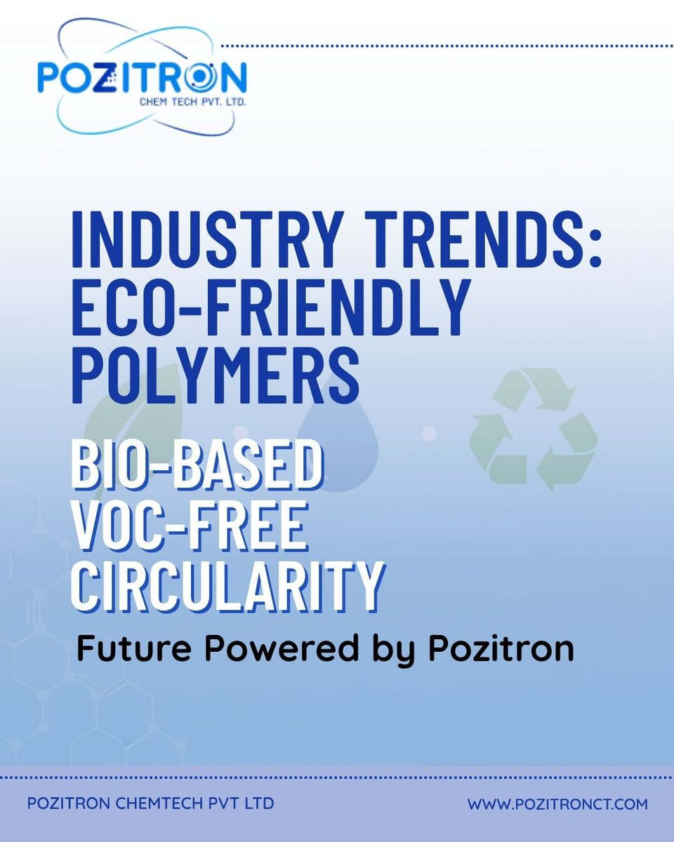 PozitronChem's tweet image. 2025 The year of eco-polymers. Read about trends pushing sustainable growth in our sector.
#PozitronTips #Industry #ChemTech #PozitronChemtech #PozitronInnovation #PozitronTech #IndustrialChemicals #SmartChemicalSolutions #SustainableChemistry #NextGenChemistry #BuildingTheFuture