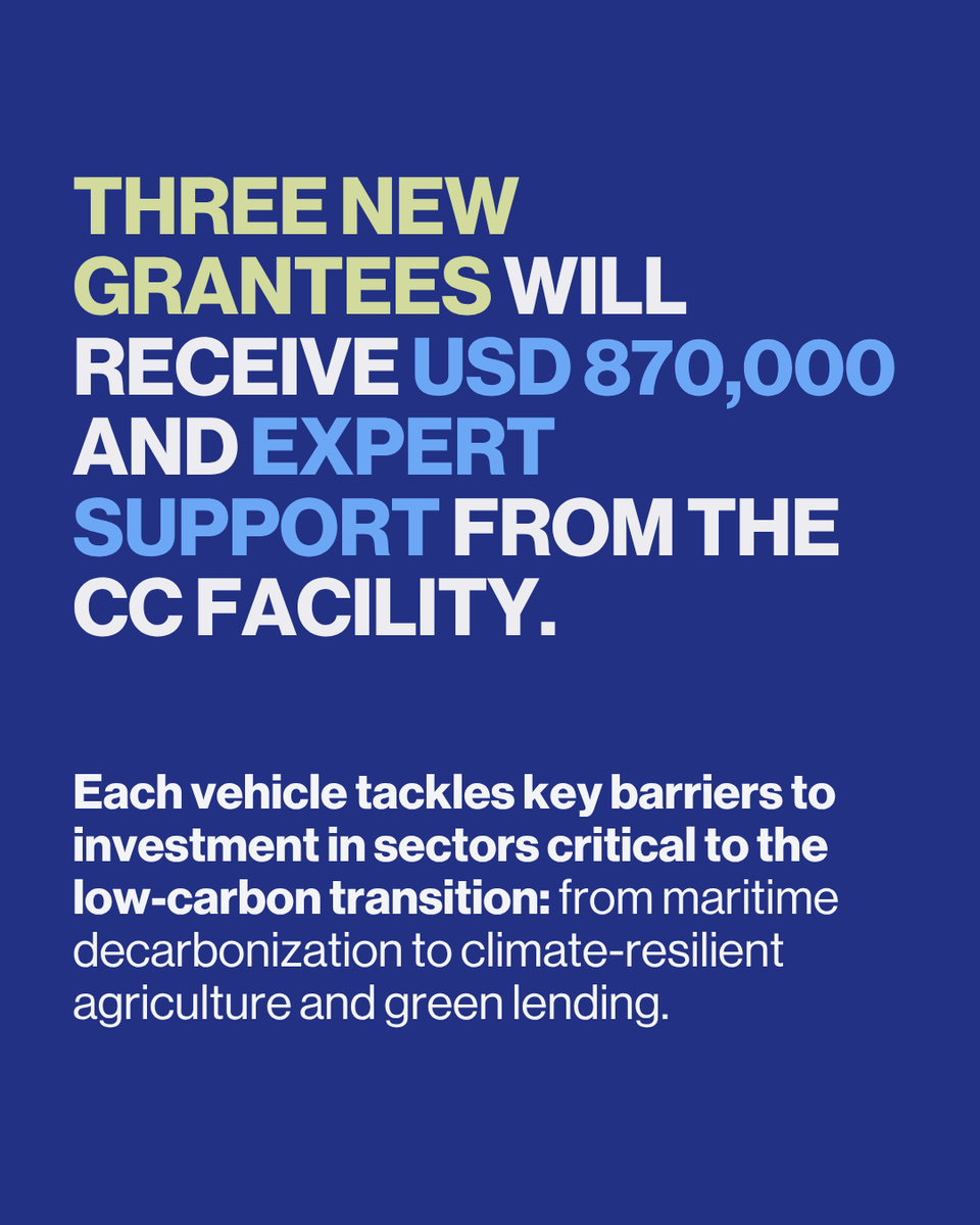 Catalytic Climate Finance Facility tweet media