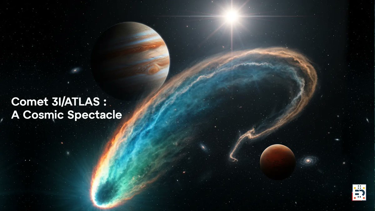 digitalnews4all's tweet photo. The Interstellar Enigma: Is Comet 3I/ATLAS a Natural Wanderer or an Alien Probe? ☄🔭👨‍🚀
https://t.co/Q4AkSKU6tB
#digitalnewsforall #3IATLAS #InterstellarComet #AlienProbe #NASA #SpaceNews #Astronomy #SpaceExploration #CometDiscovery #BreakingSpace #SpaceNewsUSA #NASADiscovery https://t.co/Fl0TJtej6b