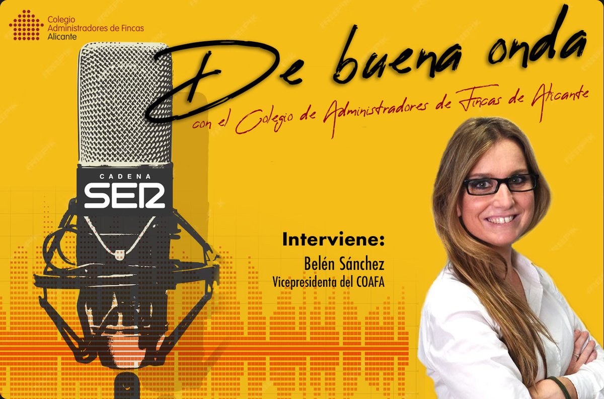 COAFA en Cadena SER Alicante. Interviene Belén Sánchez, vicepresidenta del COAFA. 
¿La Junta de propietarios puede aprobar por mayoría que se usen los garajes como trasteros?
Enlace: go.ivoox.com/rf/161539670