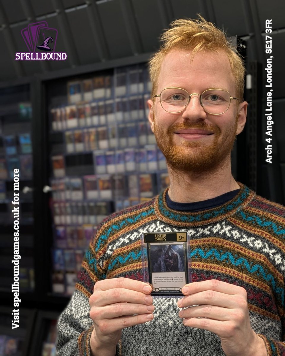 Petter is the <a href="/fabtcg/">Flesh and Blood</a> Project Blue Champion at Spellbound, earning his Gold Cold Foil Nullrune Hood. Congratulations!

Spellbound will continue to support Blue Mondays with Silver Age going forward. Still completely free. Join us playing the best game in the world.

#fabtcg