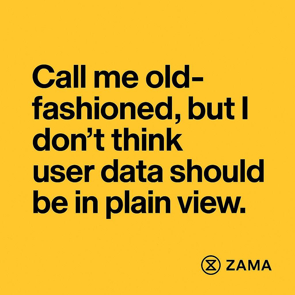 rizali_ichal's tweet photo. Healthcare, finance, AI — all need privacy without losing utility.

Zama’s FHE tech makes this real.

Doctors can analyze encrypted medical data; banks can verify transactions without exposing personal info.

With @zama_fhe, sensitive data stays private while systems stay functional.
It’s encryption made useful.