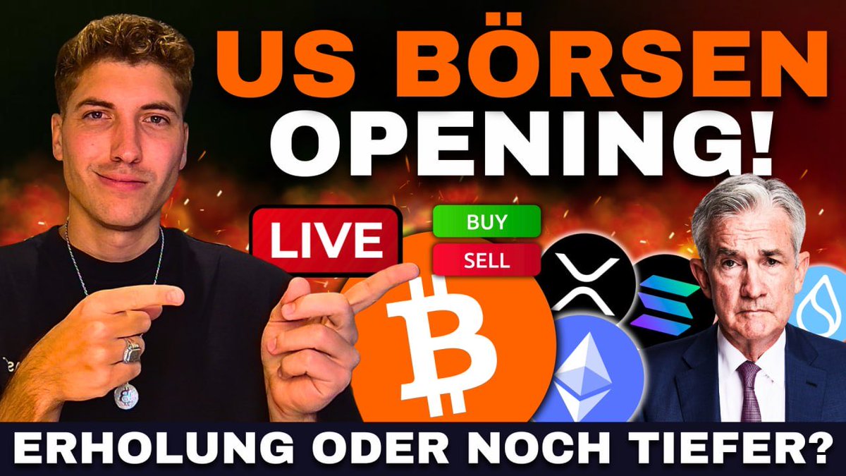 🔥 Livestream-Tag! Ich bin ab 14:00 Uhr live auf YouTube 🎥 Gemeinsam  verfolgen wir das US-Börsen-Opening (14:30 Uhr) – und bleiben dann bis zum  Fed-Zinsentscheid (19:00 Uhr) und der Pressekonferenz (19:30 Uhr)