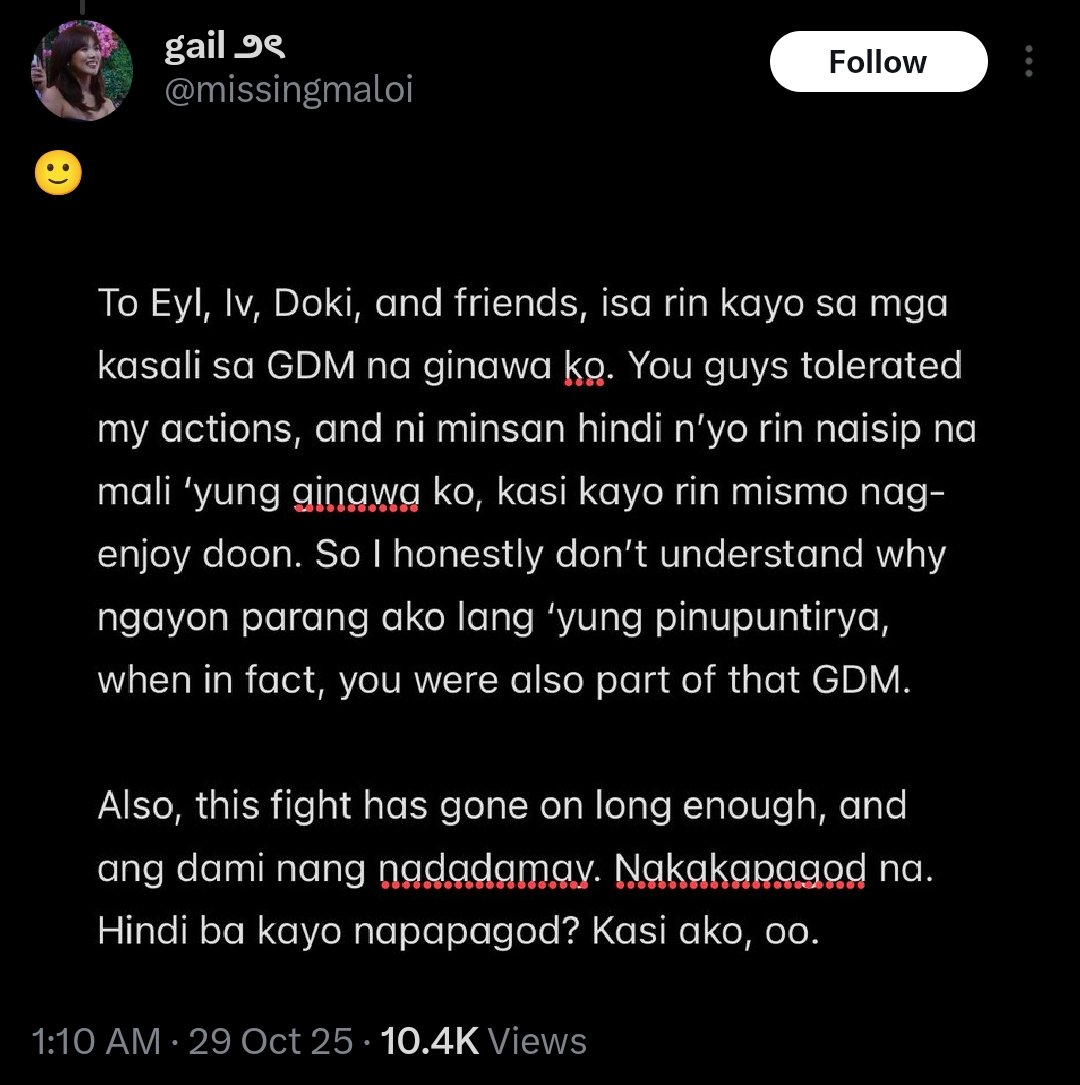 macoletontop's tweet photo. exactly, it's been months, and you still have a way to get me &amp; my partner involved in your shenanigans. now that you're getting your lick back, ang kapal ng mukha mong  baliktarin na hindi ba kami napapagod? eh kayo nag umpisa? ulol you just thought you could get away with it. https://t.co/WHbcZfTbzo