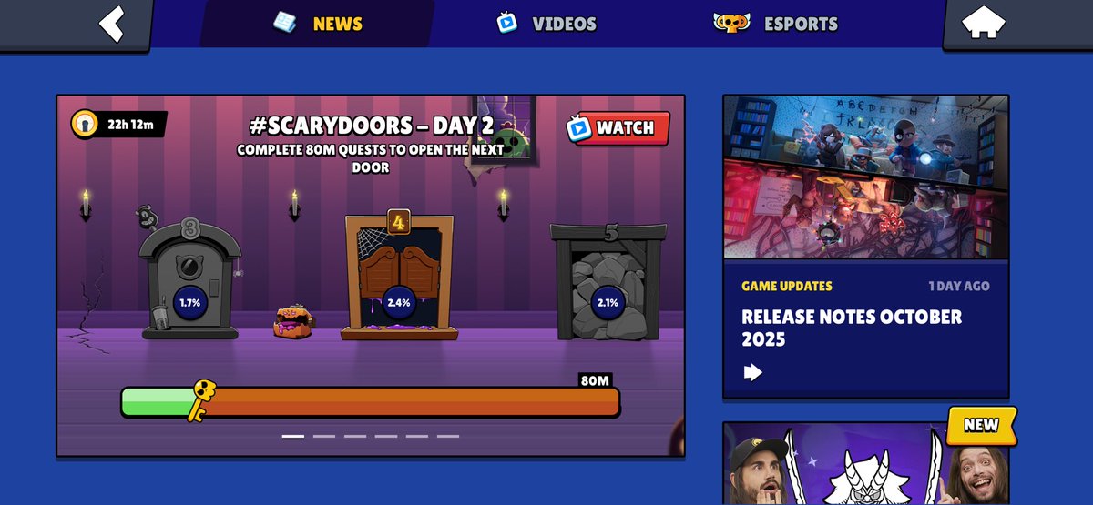I voted #scarydoors #brawlstars