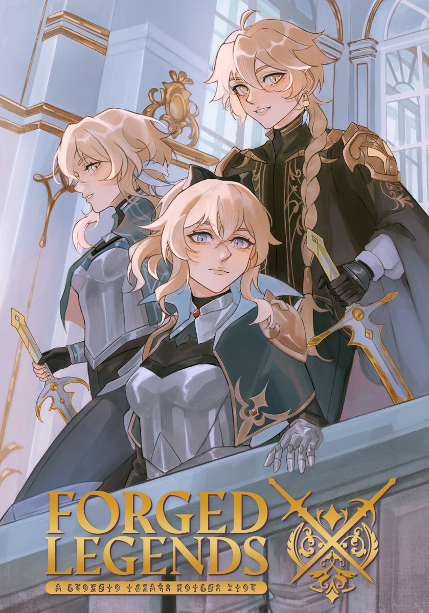The digital zine + bundle for Forged Legends: A Genshin Impact Knights Zine is now available! 

All original donors to the PCRF have been emailed a link to the full bundle. 🩷

🛡️ Link to the free zine: drive.google.com/drive/folders/…

Interested in donating for the full bundle? 🧵