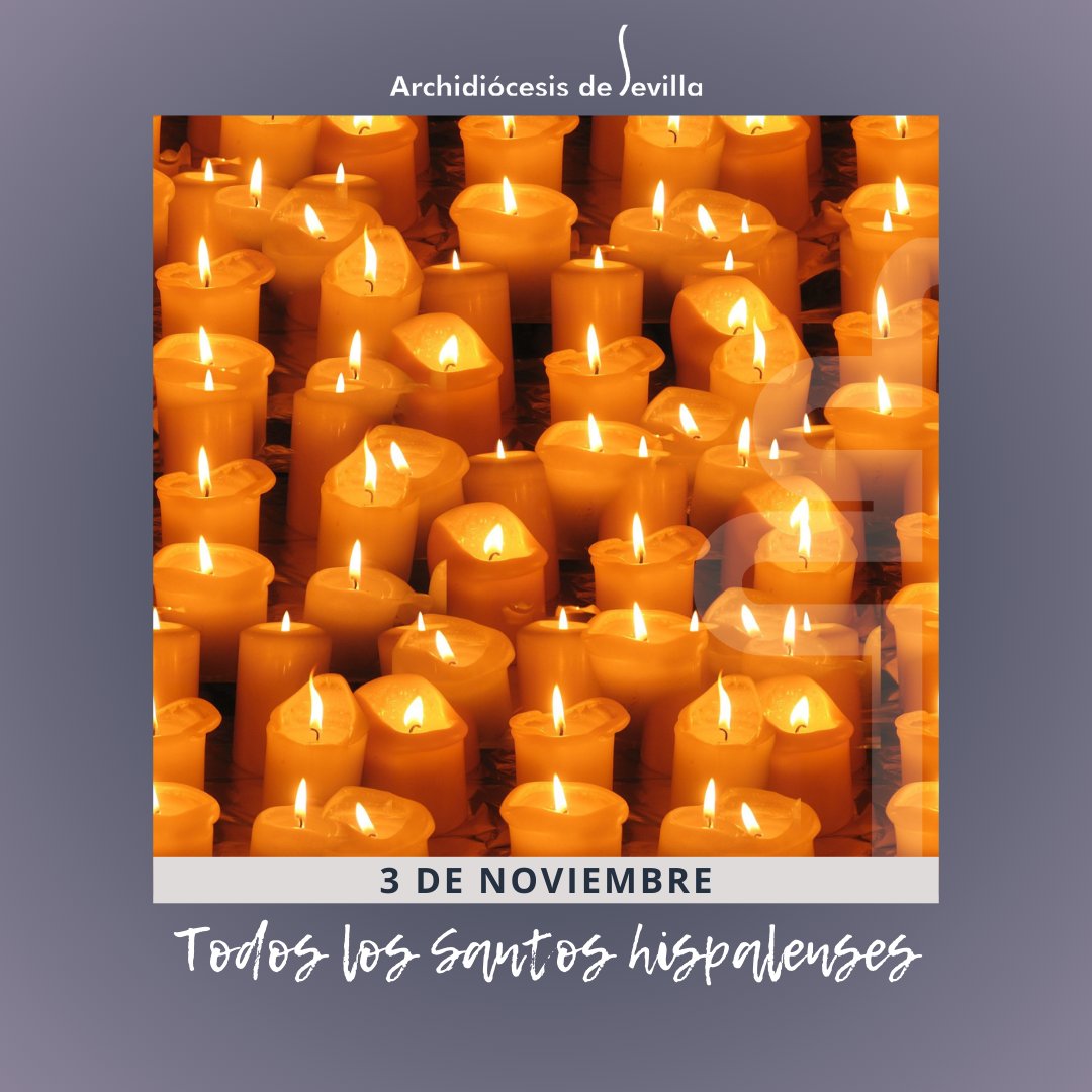 𝗦𝗔𝗡𝗧𝗢𝗥𝗔𝗟 | Hoy, 3 de noviembre, la #IglesiaenSevilla celebra la memoria de Todos los Santos hispalenses. 👇
archisevilla.org/archidiocesis/…