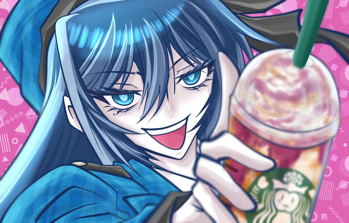 よだかキッチンカーメニュー予想🚐🍨

「芋でもイイじゃん！？芋と和解セヨペチーノ」
#Adoart #さつま絵も