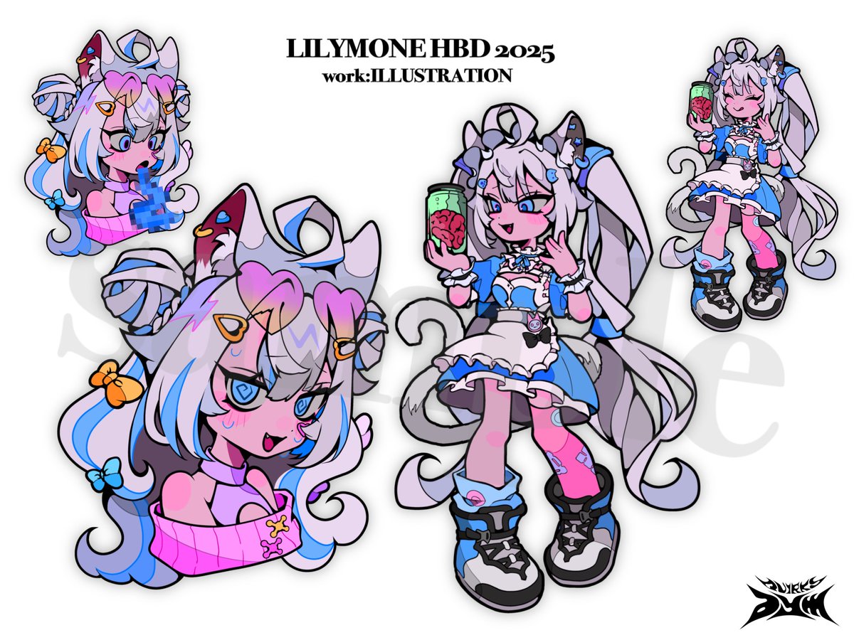 お仕事✧*｡

リリモネ様(<a href="/__LilyMone/">リリモネ / LilyMone</a> )

🧠LILYMONE HBD 2025

サムネイルに続き、グッズイラストを担当させていただきました⚡︎✧*｡

ぜひぜひゲットしてください〜∩^ω^∩⭐︎ミ

 #りりもにゃーと✧*｡
