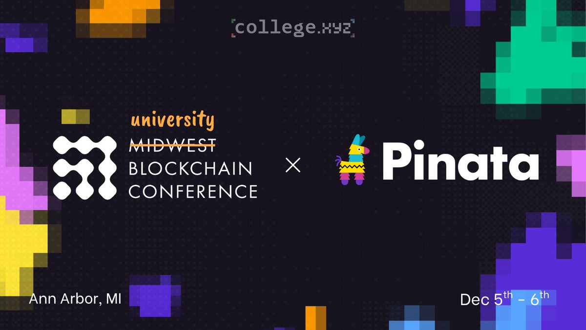 MBC_Conference's tweet image. While we may rebrand next year, our heart will always be in the Midwest ❤️

@pinatacloud is a Midwest-founded crypto file storage platform empowering enterprises and devs to build securely. They run a yearly internship program and will be joining MBC to recruit top young talent.…