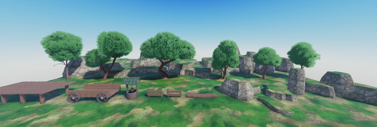 kxrtdev's tweet image. 🚨 Asset Pack Stylized For Sale! 🚨
- 6 Type of Tree
- 6 Type of Rock
- Little assets for decoration 
Price➡️ 20K Robux + Tax 
 Discord : kxrtdev 📩
#ROBLOX | #RobloxDev | #RobloxDevs | #3D | #3dmodeling | #robloxart