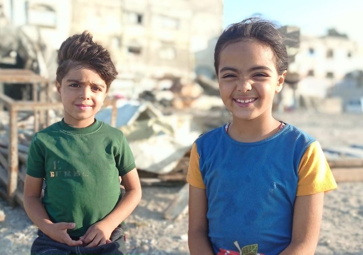 Sara and Fadi Shaksh were among 46 children killed overnight as Israel bombarded Gaza again. Hospitals reported another 78 children among the 253 wounded, according to the Ministry of Health.