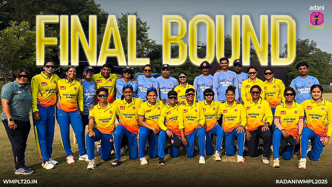 Finals Calling 🤙📞

Maha senior women won by 6 wickets against haryana 💪

One step closer to the BCCI Senior Women’s T20 Trophy!✨

#ThisIsMahaCricket
#AdaniWomensMaharashtraPremierLeague #WMPL #WMPL2025 #kirannavgire #womenscricket #anujapatil