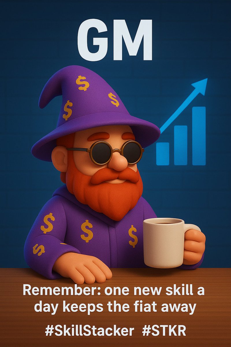 Say your Gm $STKR family
The wizard is generous to bless you