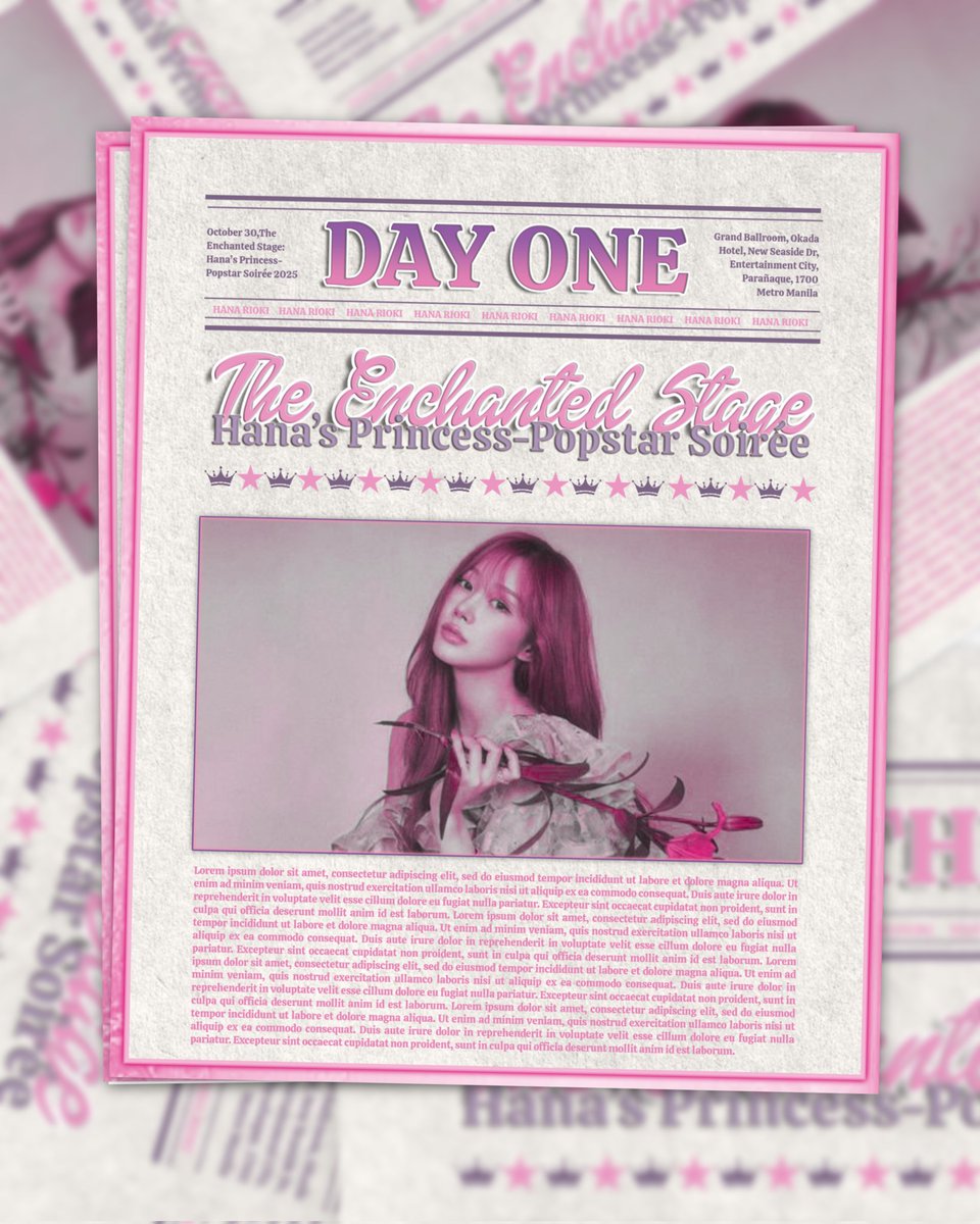The Enchanted Stage: Hana's Princess-Popstar Soiré tweet media