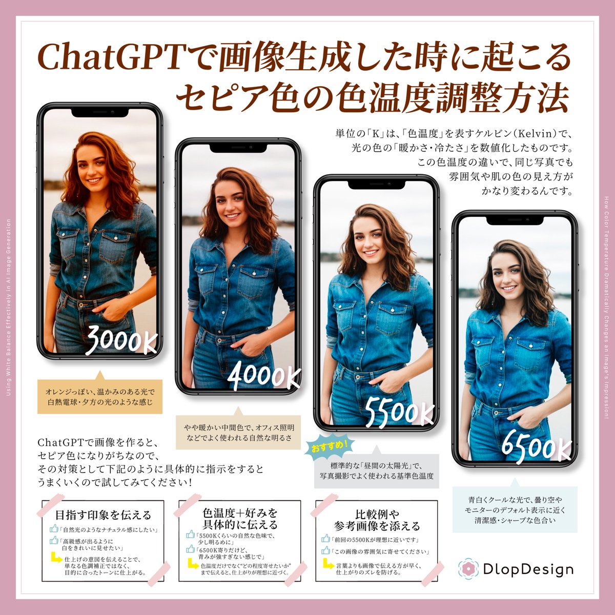 yuridesign_vn's tweet image. 【 ChatGPT画像生成・プロンプト解説 】
プロンプトで画像を自在に操る方法を、わかりやすく画像にまとめました。