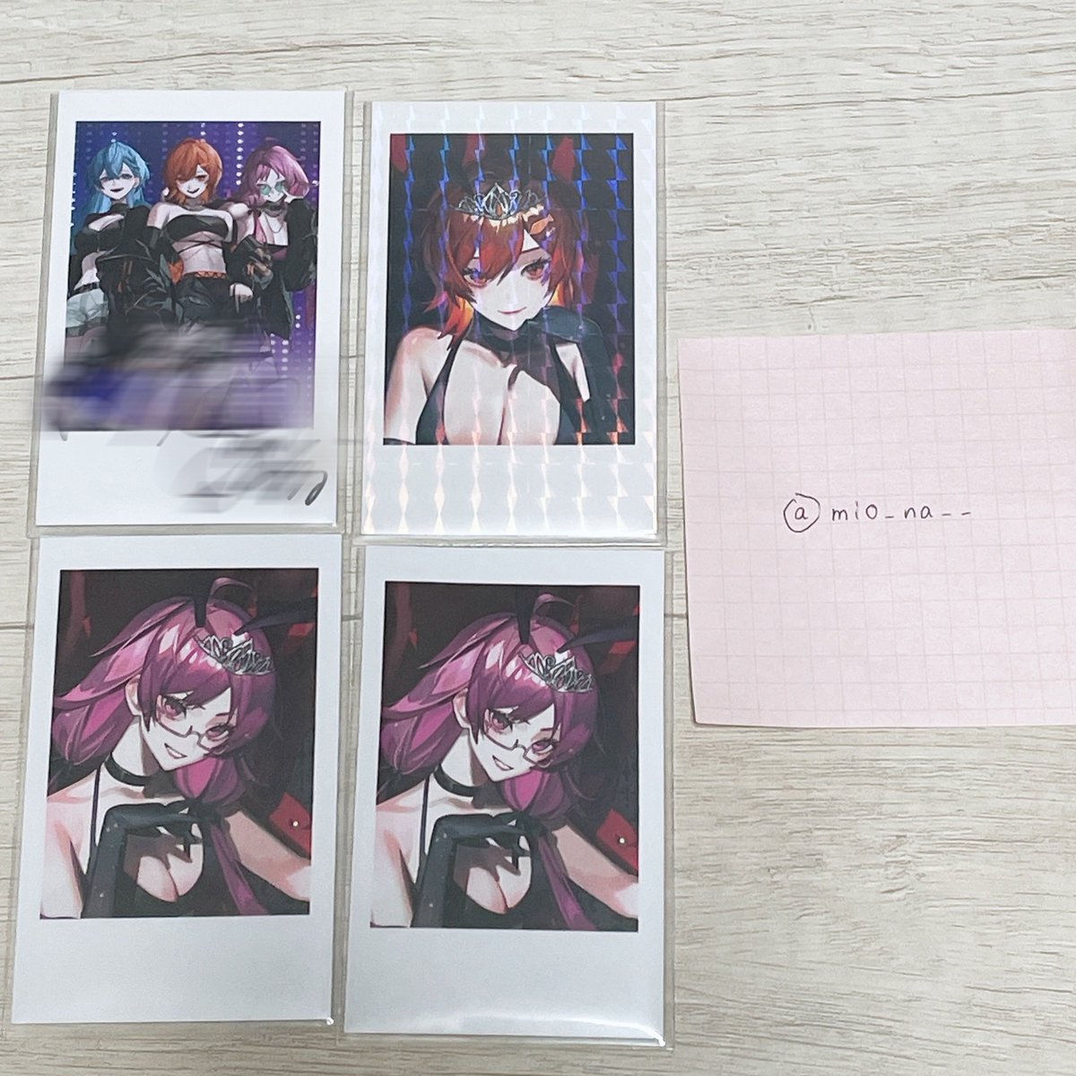 【交換】M.M.S  MMS  チェキ  トレカ

譲：画像1

求：ｽｸﾘｰﾑ🔴
　　ﾕﾙﾌｧ集合
　　ﾃﾞｨｷﾞ🔴ホロ⇄ﾃﾞｨｷﾞ🔴ノーマル
　　集合サイン⇄🔴サイン(どの絵柄でも可)

郵送のみ、各1のみ希望
お気軽にお声掛けください。