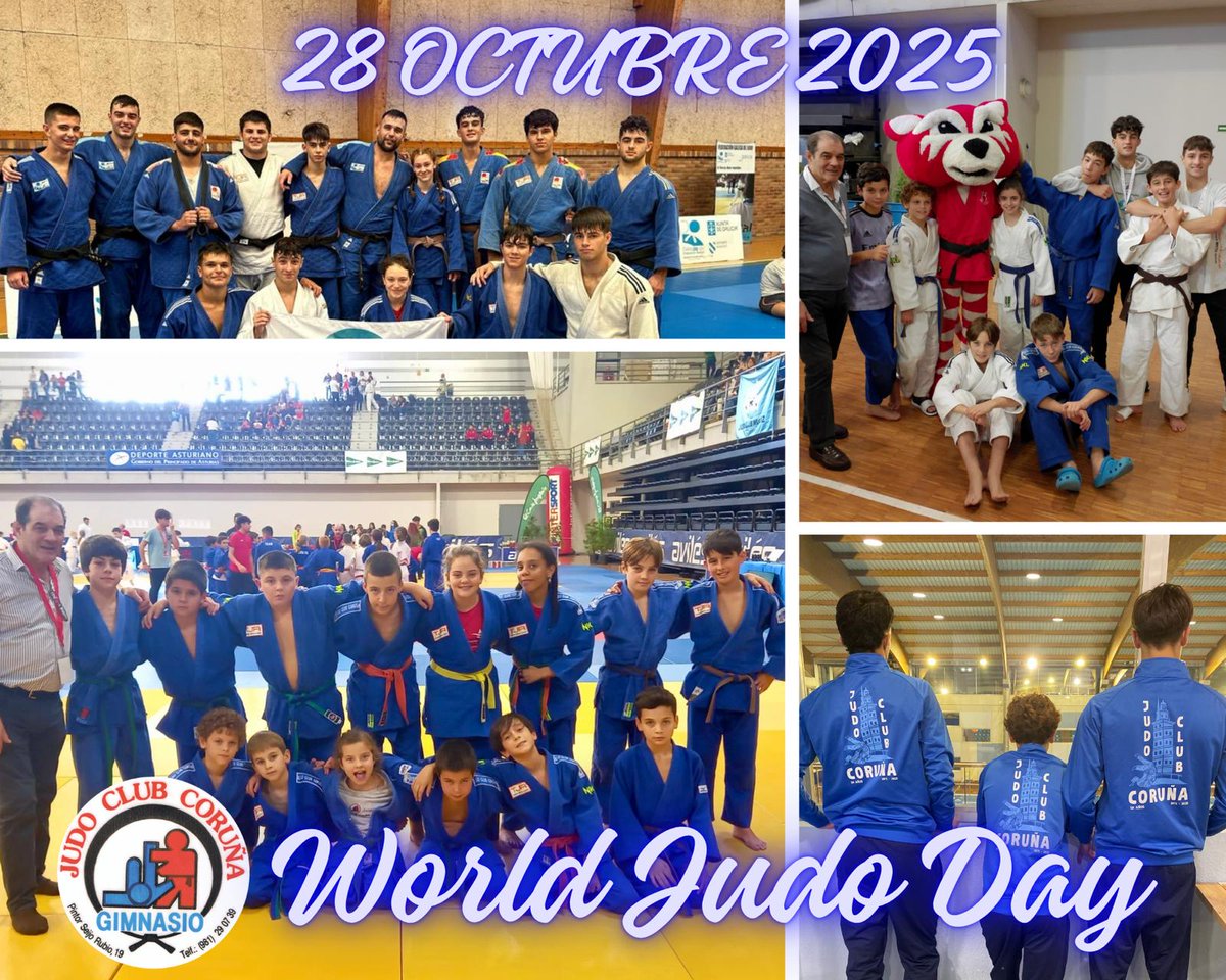 AYER, ESTE IMPORTANTE DÍA, EN JUDO C.CORUÑA, LO CELEBRAMOS ENTRENANDO.
 FIESTA, PERO TRABAJANDO.