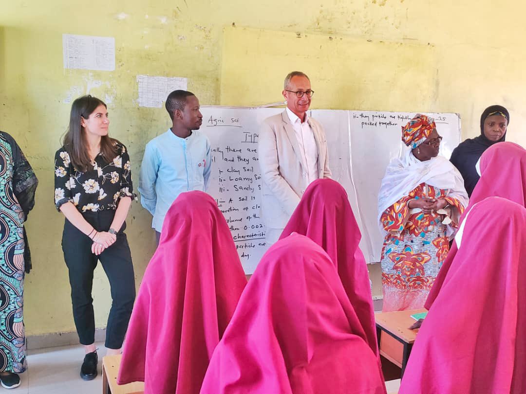 gcc_academy's tweet photo. Today, the Swiss Ambassador to Nigeria, Patrick Egloff, alongside his team members Aline Burki and Ahmad Abdullahi, visited GCC Girls’ Academy, Maiduguri for a familiarization tour.

#GirlChildConcerns #GCCMaiduguri #SwissEmbassyNigeria #GirlsEducation #EmpowerHer https://t.co/j2LOQne02O