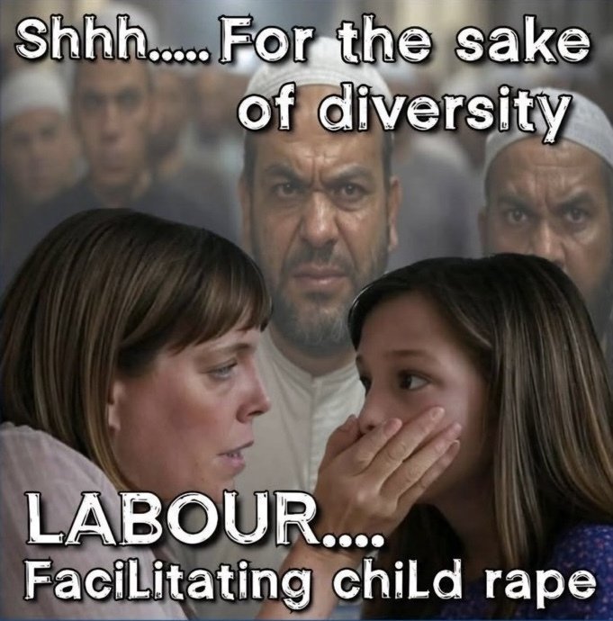 <a href="/Keir_Starmer/">Keir Starmer</a> The Party of rape
The Party of pedophiles 
The Party of Incest
The Party of Child Marriage
The Party of Cousin Fuckers
The Party of Rent boys.
The Party of Cover ups
The Party of Noncey police
The Party of Grooming gangs
The Party of Corruption.

THE PARTY OF HATE!