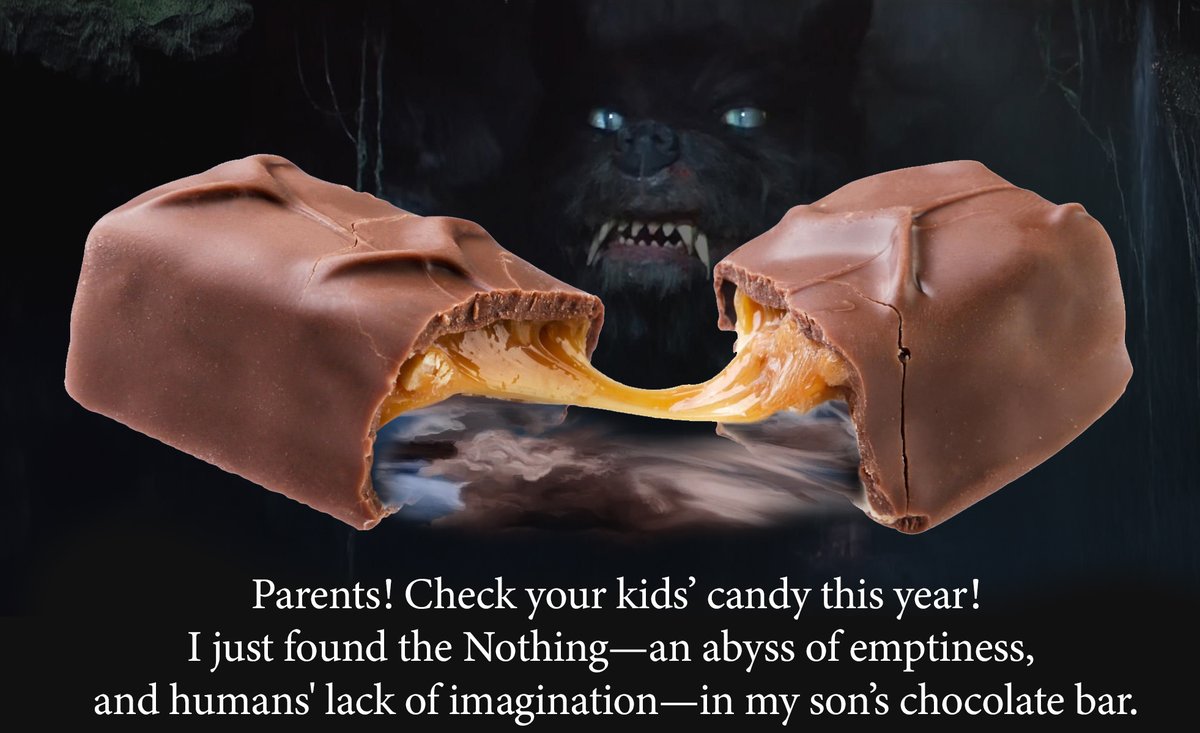 Be cautious out there this #Halloween, folks. And be whimsical and imaginative, too. #theneverendingstory
