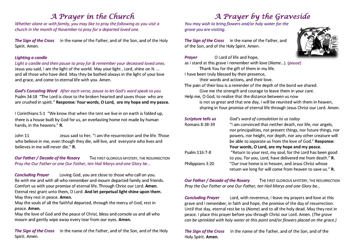 On the threshold of November, we invite you to pray for the dead in the month ahead and to reflect on the hope that lies at the heart of a Christian understanding of death.
Look out for daily posts to accompany you as, in November, we remember. <a href="/BishopDNulty/">Bishop Denis Nulty</a> <a href="/CatholicBishops/">CatholicBishops</a>