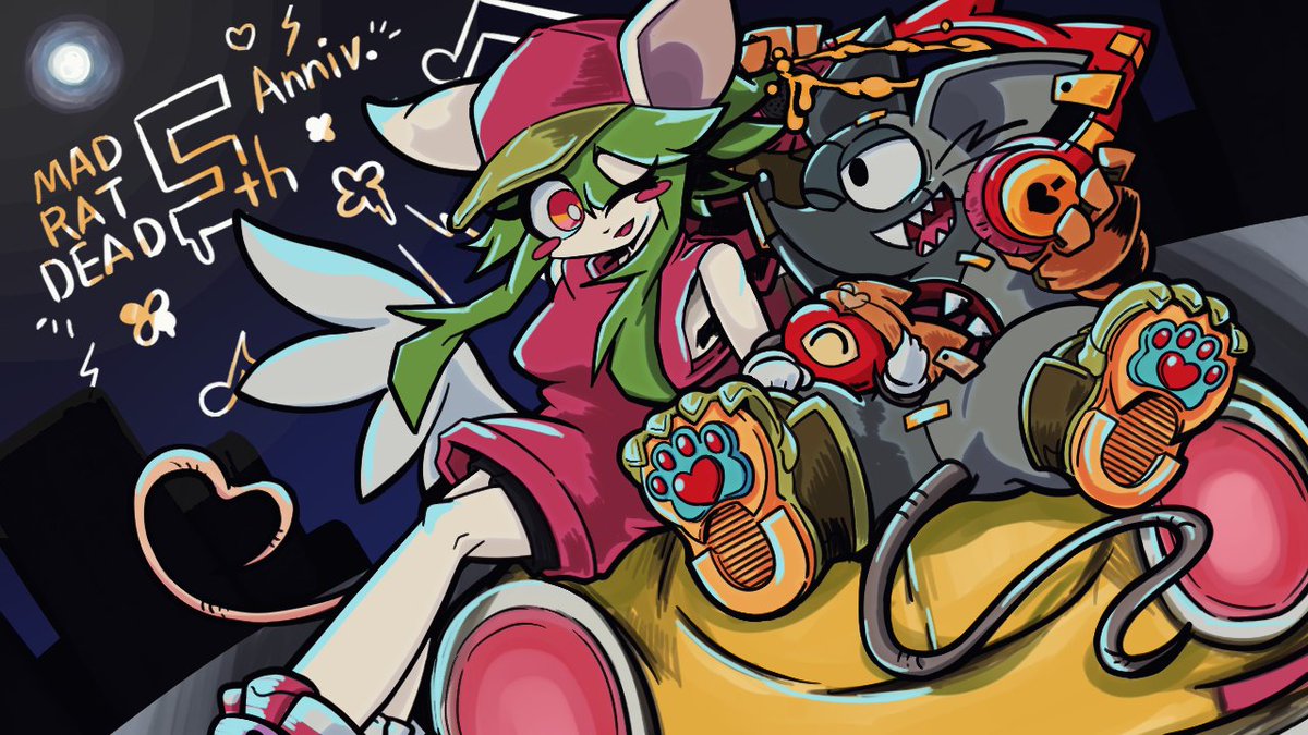 MRD5周年おめでとうございます!!🐭❤️🎩
 #マッドラットデッド 
#MADRATDEAD 
#MADRATDEAD5thAnniversary