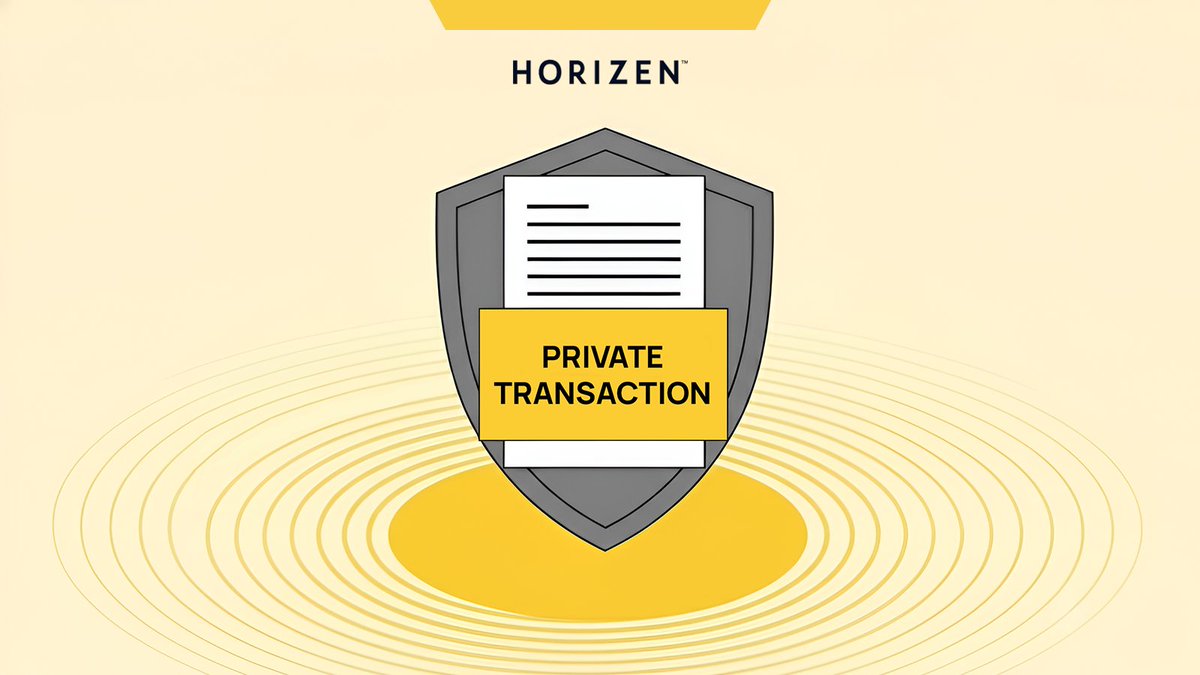horizenglobal's tweet image. Privacy is essential for every on-chain transaction.

Horizen’s privacy-first design ensures that data stays secure, auditable, and compliant.

Every interaction is protected without sacrificing transparency.

Learn more at horizen.io.