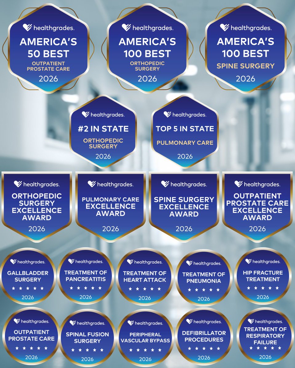 MaimoHealth's tweet image. Maimonides has earned 20 Healthgrades specialty honors — including Top 5% nationwide for orthopedic services &amp;amp; outpatient prostate care, and Top 10% for spine surgery &amp;amp; pulmonary care.

Exceptional outcomes. Outstanding teams.

Right here in Brooklyn. 💙

#Healthgrades