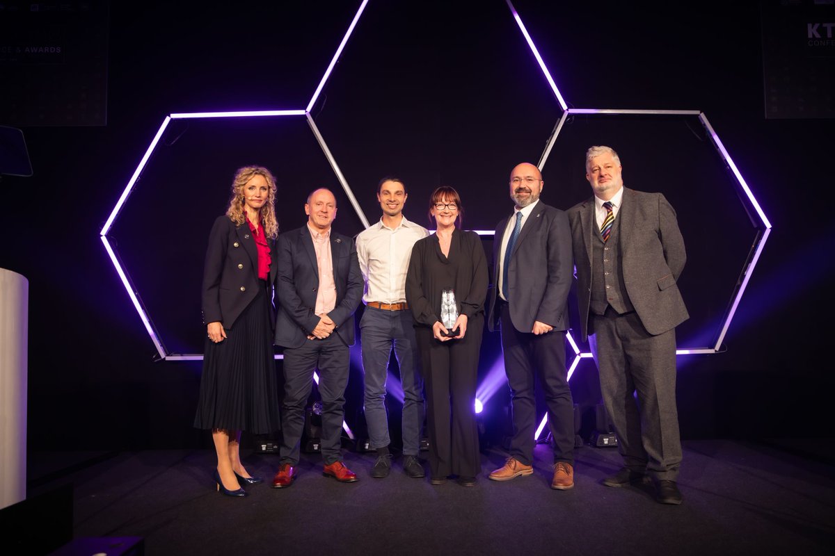 ManlioTassieri's tweet photo. 🏆🏆 Double win at the #KTPAwards 2025!

Soapworks Ltd &amp; @UofGlasgow scoop:
💡 Technical Excellence Award
🌟 Future Leader Award (bravo Dr Simeon Skopalik CEng!)
#Innovation, #teamwork &amp; #impact — all in one! 💪🧼
#KTP #ProudMoment https://t.co/L296BuhClX
