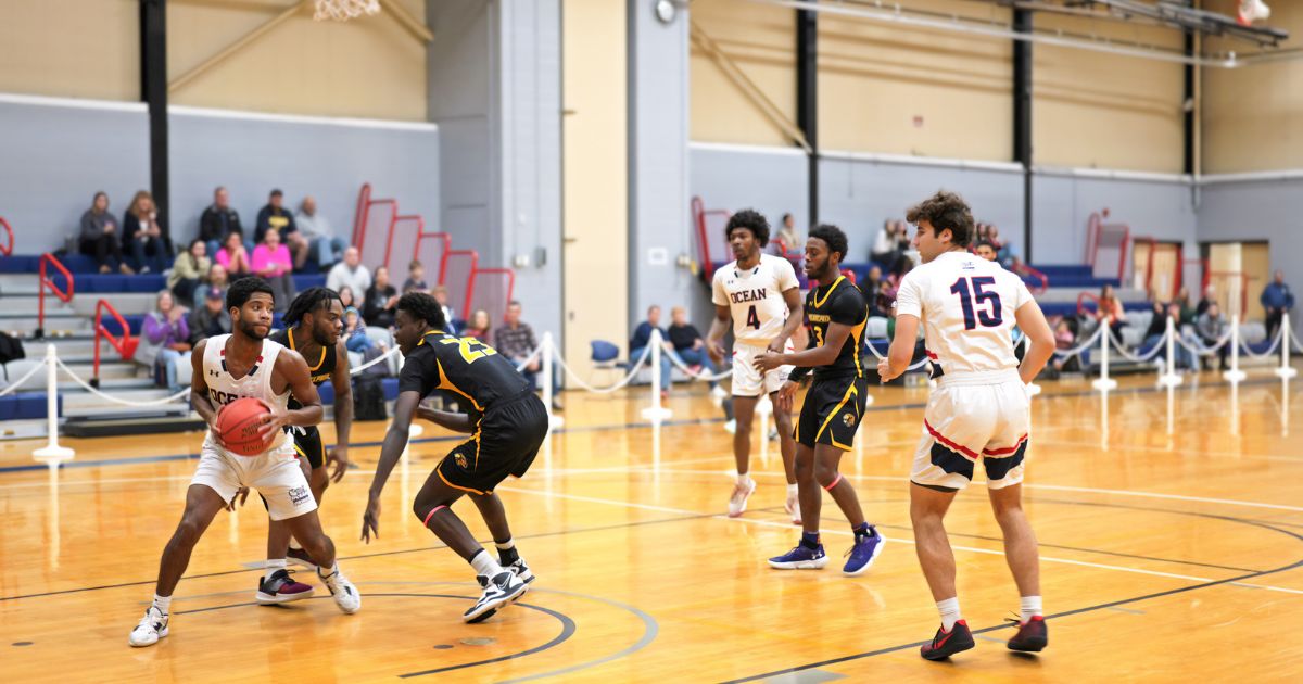 Join us on November 15 from 12 p.m. to 4:15 p.m. in the Gym (Building 29) for an exciting afternoon of basketball, family fun, and community spirit as we honor and celebrate our veterans and active military! Questions? Email Patricia Carroll at pcarroll@ocean.edu.