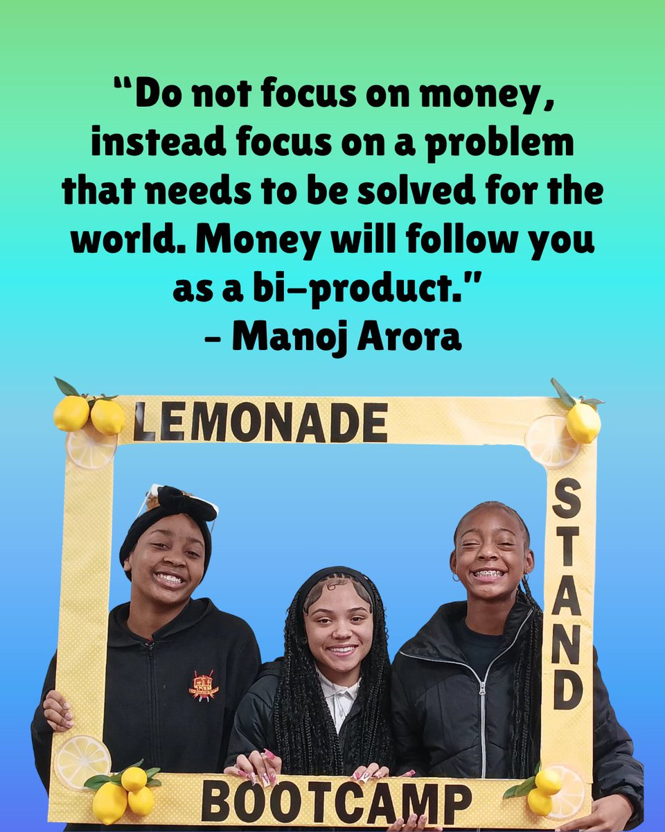 lemonadestdbcmp's tweet image. Remember who your business is caring for and use their desires as your inspiration! Share this advice with your loved ones and see their business minds thrive!

#lemonadestandbootcamp #bethebootstraps #finance #entrepreneurship #business #humpday #inspiration