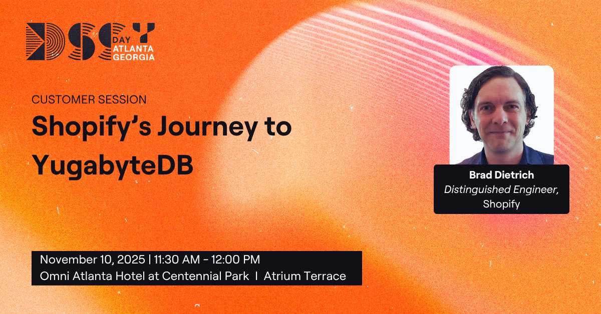 Yugabyte's tweet image. Modern #retail businesses depend on real-time, data-driven experiences, from personalized recommendations to seamless #omnichannel shopping. 

#YugabyteDB enables retailers to build #resilient, intelligent, and scalable apps that keep customers engaged and business online,…