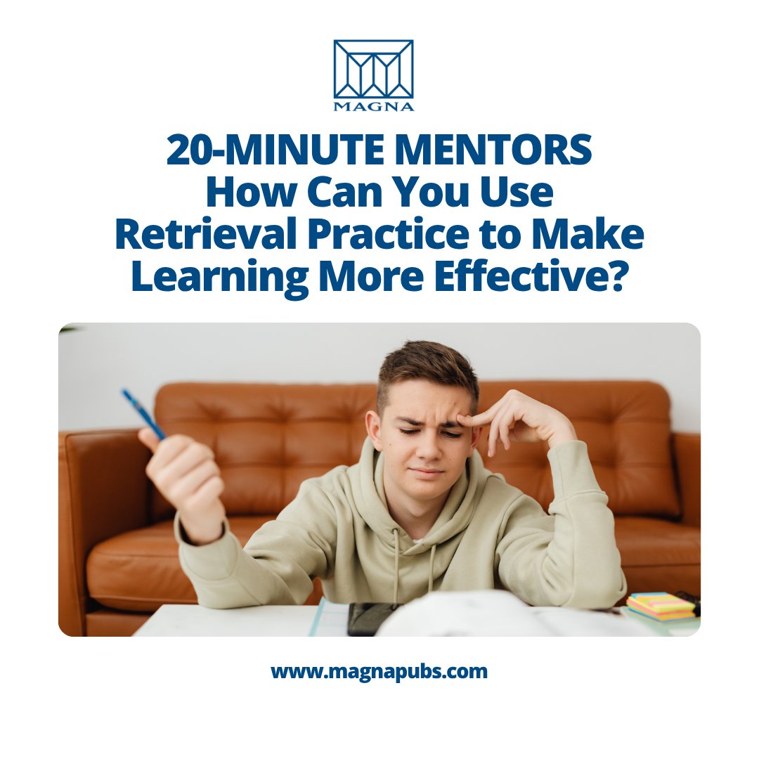 🧠 In this 20-Minute Mentor, Dr. Michelle Blank Rentz shares powerful, ready-to-use strategies that help students retain knowledge longer, build stronger study habits, and stay actively engaged in learning.

👉 Watch now: magnapubs.com/product/progra…