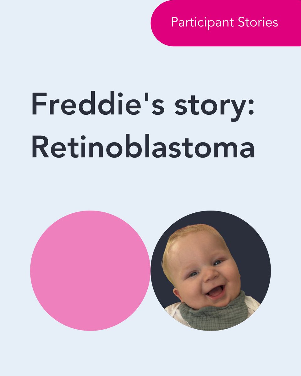GenomicsEngland's tweet photo. Shortly after being born, Freddie was diagnosed with hereditary retinoblastoma, caused by a change in his RB1 gene. He is one of numerous children who has benefitted from being part of the Generation Study.

Read Freddie's story: https://t.co/1XBmH7LQBU https://t.co/ULVNtuAibG