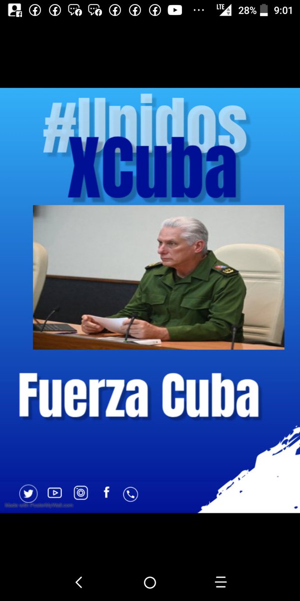 Vamos a salir de este evento meteorológico y nos vamos a recuperar con más fuerzas y con muestras de unidad y solidaridad.
#FuerzaCuba
#UnidosXCuba