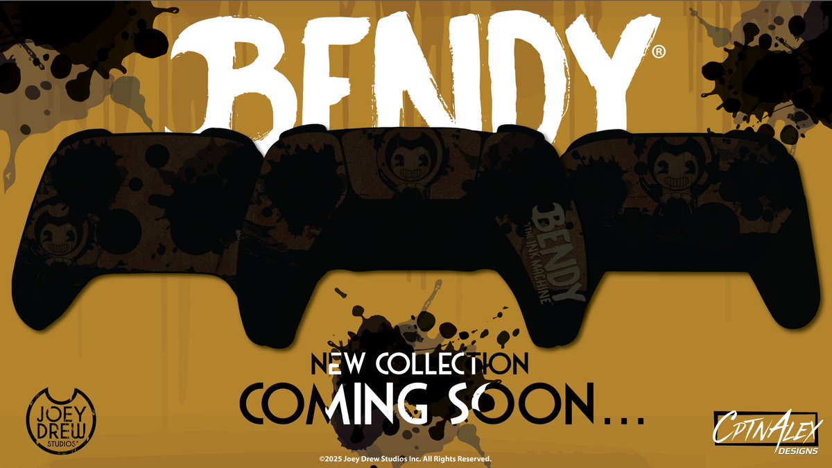 We're firing up the ink machine and digging deep in the archives to bring new designs to life. Stay tuned for a brand new collection featuring everyones favorite lil devil, Bendy!

Join the waitlist @ CptnAlex.com/bendy to be the first to know when this new collection drops!