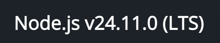 Node v24 is finally LTS