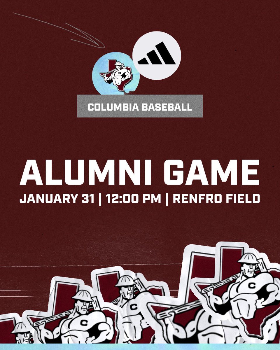 2026 Alumni Game

🗓️ 1/31/2025
🕚 Field opens at 11:00 AM. Game starts at 12:00 PM.
🎟 Home Run Derby after the game. $1 per swing.
📍Renfro Field

Concession stand and merchandise will be available.

Please use the link to register for the event.

docs.google.com/forms/d/1mC_bK…