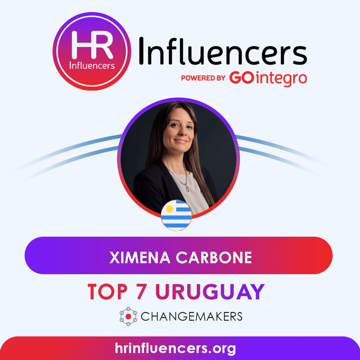✨ ¡Felicitamos a nuestra Gerente de Personas &amp; Cultura, <a href="/ximenacarbone/">xɪᴍᴇɴᴀ ᴄᴀʀʙᴏɴᴇ ɪʀᴜᴊᴏ</a>, por estar nuevamente entre los HR Influencers de Uruguay 2025 de <a href="/GOintegro/">GOintegro</a>!

Un reconocimiento que refleja su compromiso de generar impacto, incluso más allá de nuestra organización.

Celebramos a las