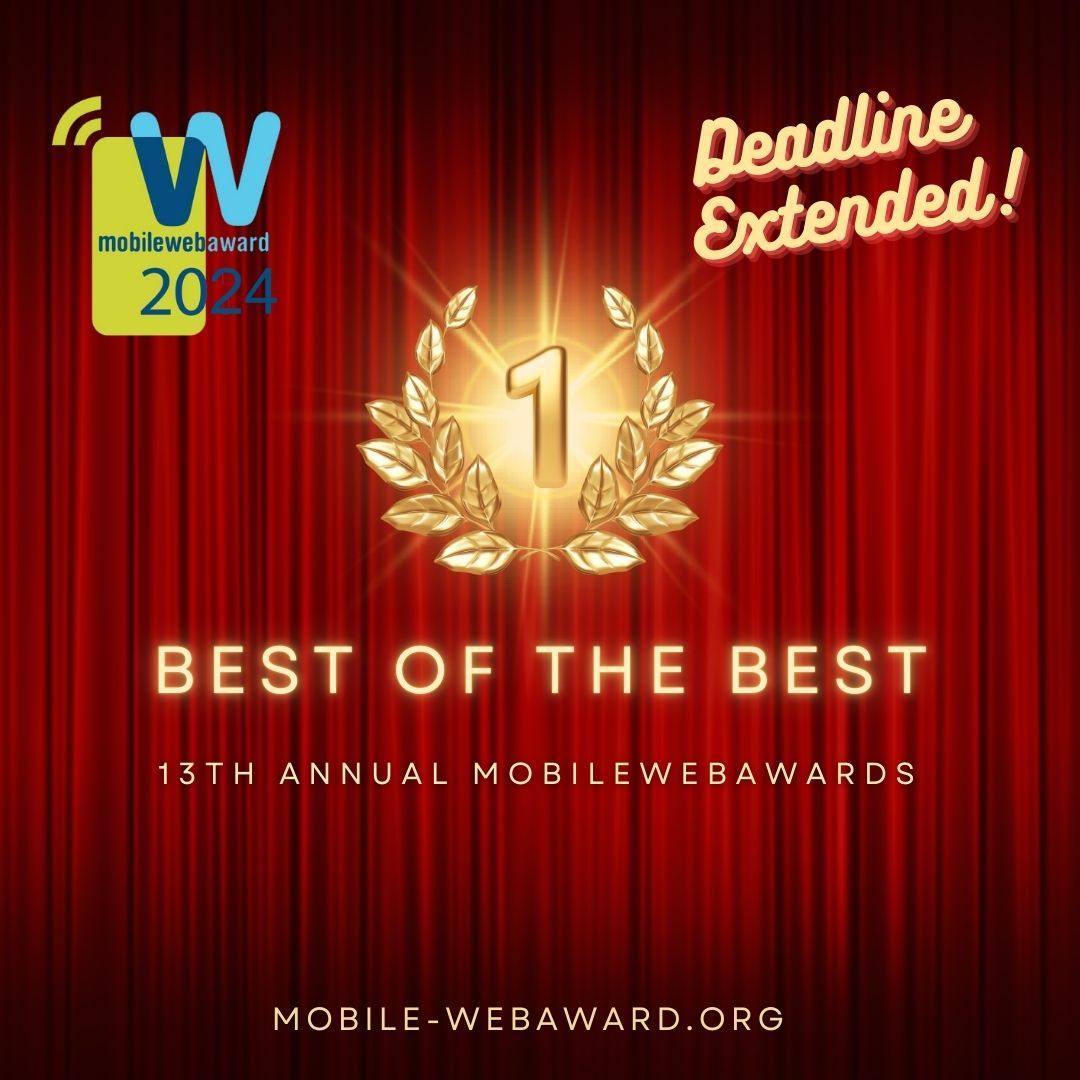 WebMarketAssoc's tweet image. Only two more days to enter the Web Marketing Association&apos;s 13th annual MobileWebAwards.  Celebrate your mobile achievements with the world: mobile-webaward.org

#webmarketing #mobilemarketing #onlinemarketing  #digitalmarketing  #mobiledev #Mobileapps #mobiledesign #WebDev