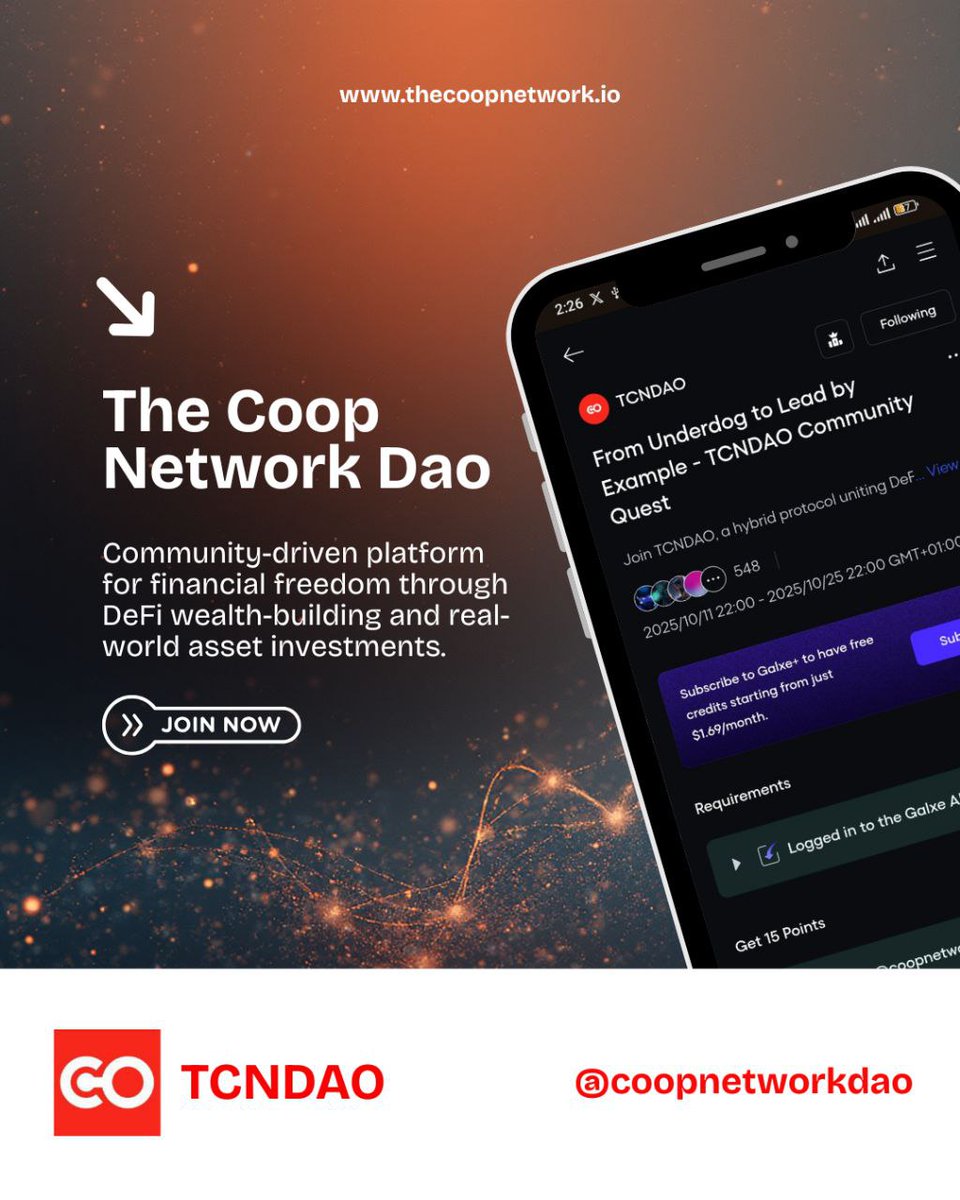 coopnetworkdao's tweet image. 📷 Exciting news from our DeFi project! Introducing our tri-token ecosystem: 

📷 COOP: Utility token powering seamless transactions
📷 COOP-S: Equity token for true ownership
📷 GMDS: RWA token bridging real-world assets

Private round LIVE for COOP tokens! Join with as little…