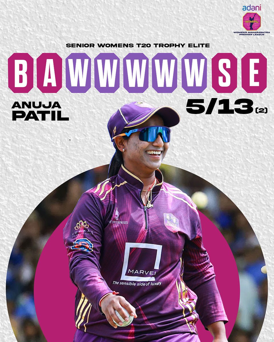 Boss For A Reason! 💪😎

[Adani Women’s Maharashtra Premier League, Adani WMPL 2025, Cricket, India]

#ThisIsMahaCricket
#AdaniWomensMaharashtraPremierLeague #WMPL #WMPL2025 #kirannavgire #womenscricket #anujapatil