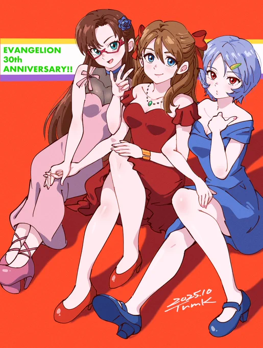 エヴァ30周年おめでとうございます!ずっと大好きです。 #エヴァ30周年 #エヴァンゲリオン