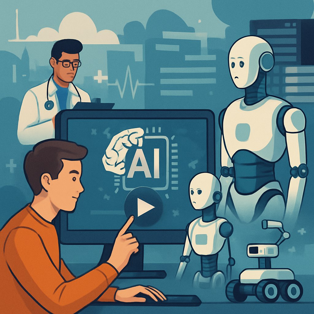 AiNarrator79's tweet image. This broadcast covers AI advancements on Oct 25, 2025, including breakthroughs, privacy challenges, and trends.
👇
📖 t.me/ai_narrotor/24…
🎧 t.me/ai_narrotor/24…
#AIInnovation, #HealthcareAI, #RoboticsAdvancements