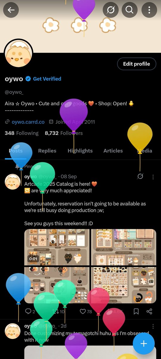 oywo @ stickercon 87 tweet media