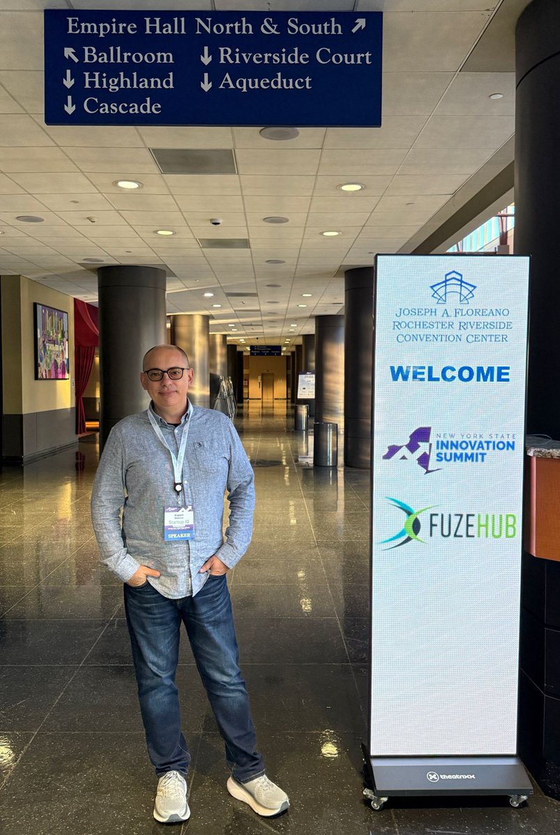 Startup__IQ's tweet photo. Beautiful day for the #NYSIS25 in Rochester. Presenting with the Downstate Q Boys at 2:30 in the Cascade room. https://t.co/IO0UO1g1XP