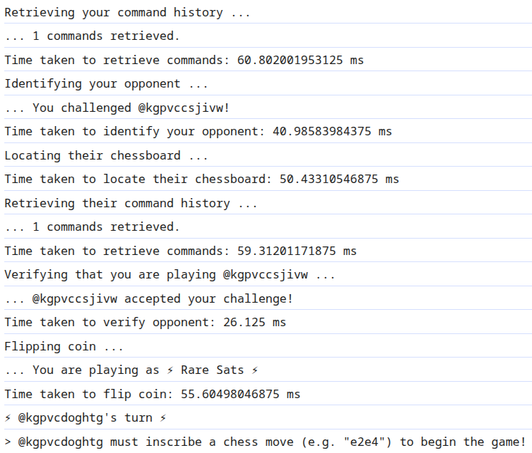 ZedZeroth's tweet photo. August 2024: I created the first fully onchain PvP game on ordinals. 🔗#OnchainChess lets you challenge other people's inscriptions, play your chess moves, and even message each other, all 100% over the bitcoin network. https://t.co/alOFI9Lch0